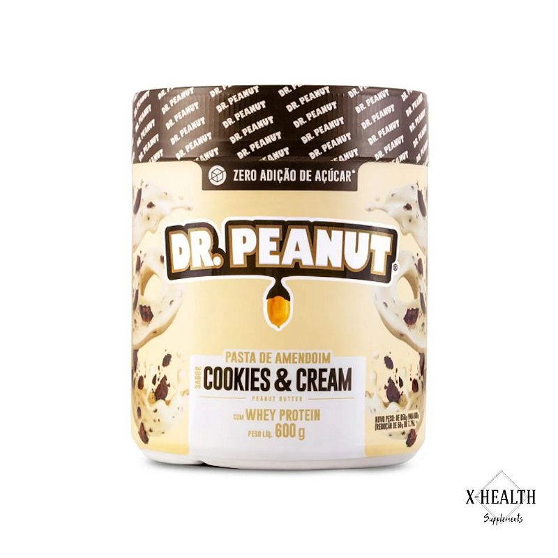 Pasta de Amendoim sabor Cookies & Cream - Dr Peanut