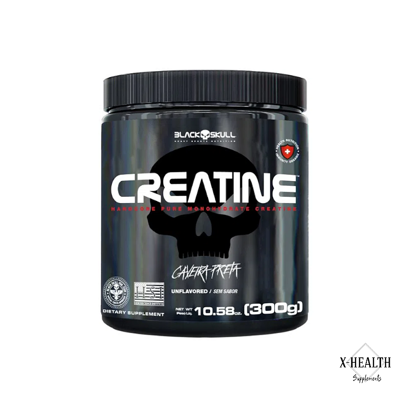 Creatine - Creatina Monohidratada 300g - Black Skull