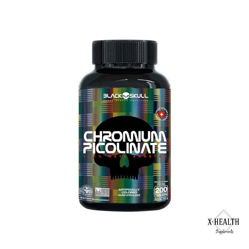Picolinato de Cromo 200 Caps - Black Skull