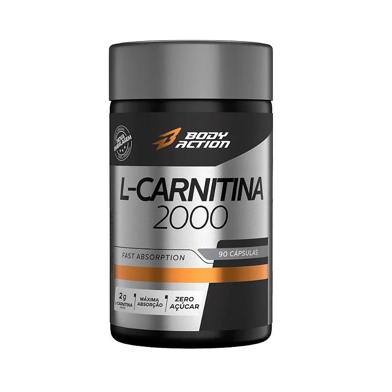 L-Carnitina 2000mg 90 Caps - Bodyaction