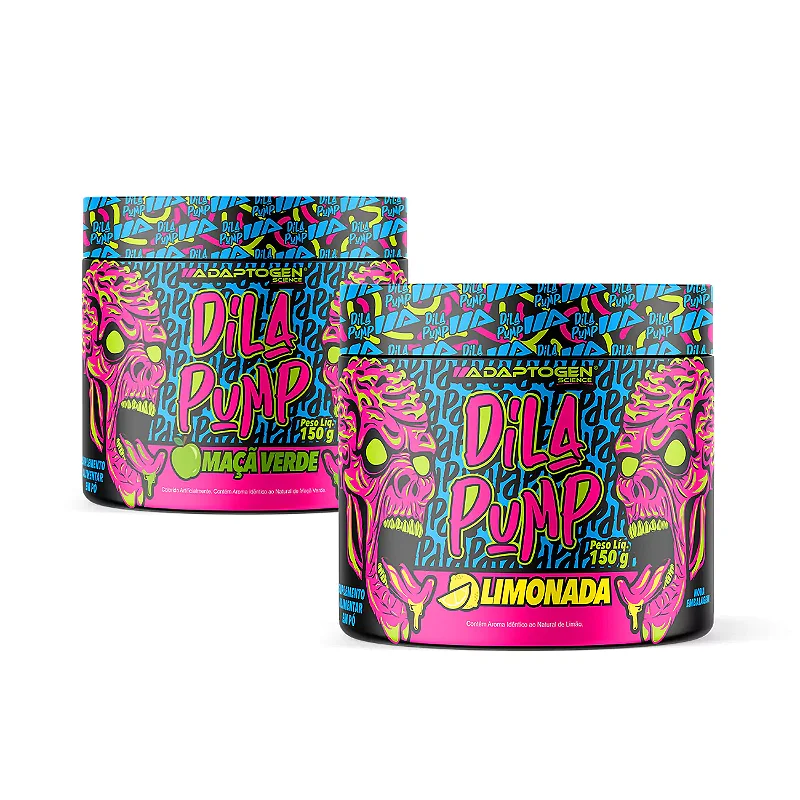 Pré Treino Sem Cafeína Dila Pump 150g - Adaptogen