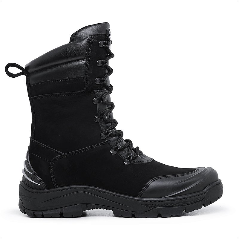Bota Coturno Militar em Couro semi impermeável Marotto Cobra 12100
