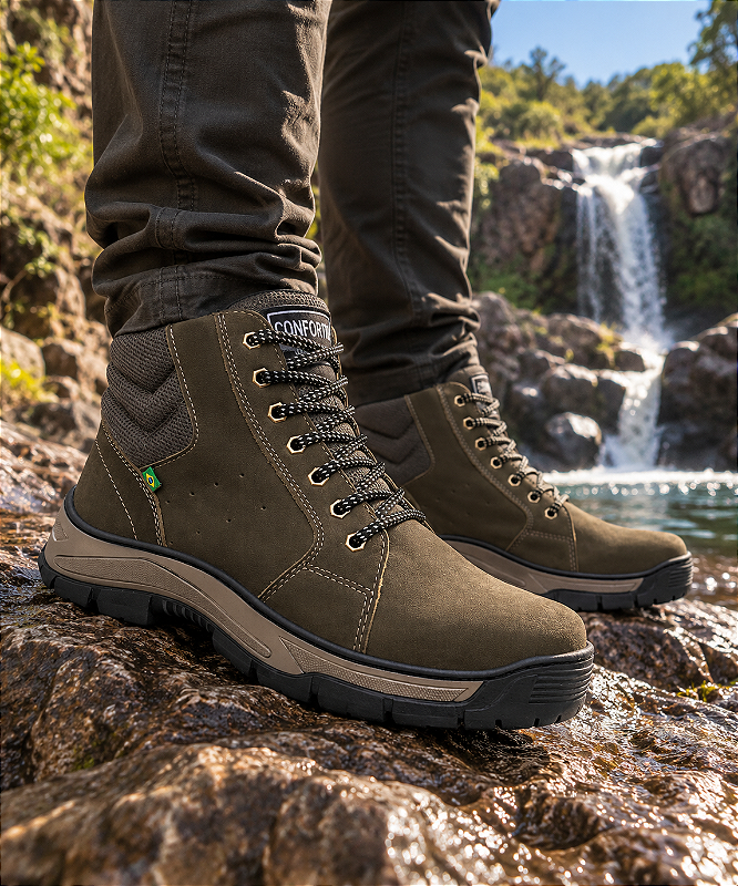 Bota Adventure Coturno Couro Legitimo Modelo Marotto Ram 340