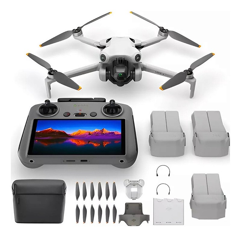 Drone DJI Mini 4 Pro Fly More Combo Plus (Com tela) BR - DJI044