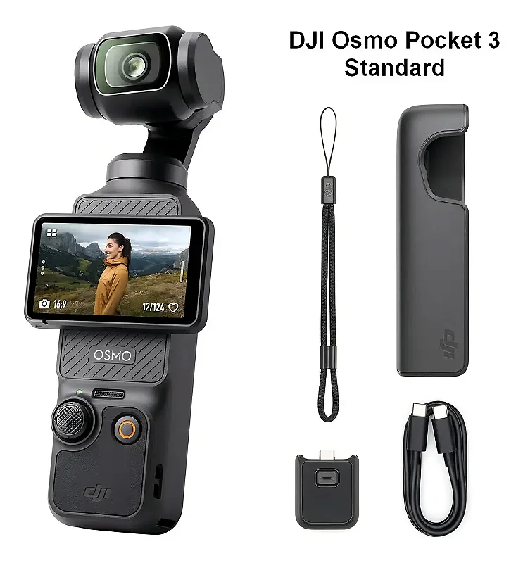 コンパクトデジタルカメラ dji osmo pocket Câmera DJI Osmo Pocket 3 Standard BR - DJI209 - Premier Drones - A