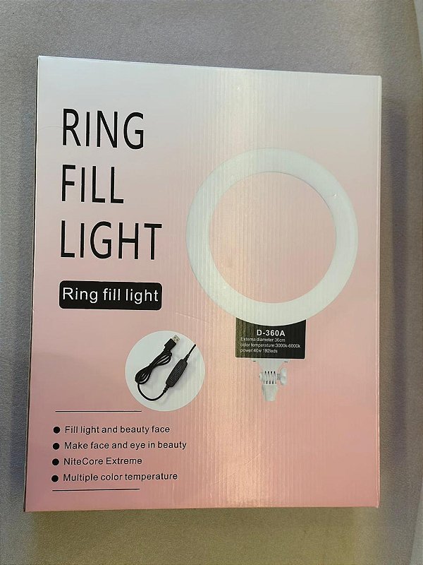 Ring Light 14 Polegadas Iluminação Ring Light LED 14 Polegadas - Jana maquiagens