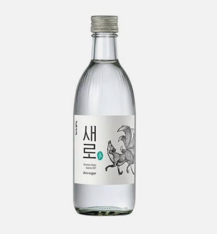 Coreano Soju Chamisul Morango Morango 350ml