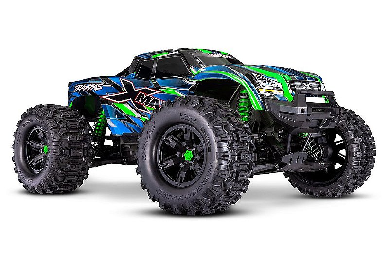 トラクサス　マックス　TRAXXAS　MAXX　ほぼフルオプション仕様。 TRAXXAS X-MAXX 2024 - 8S BELTED 77096-4-GRN - StupidRC Hobby Brasil