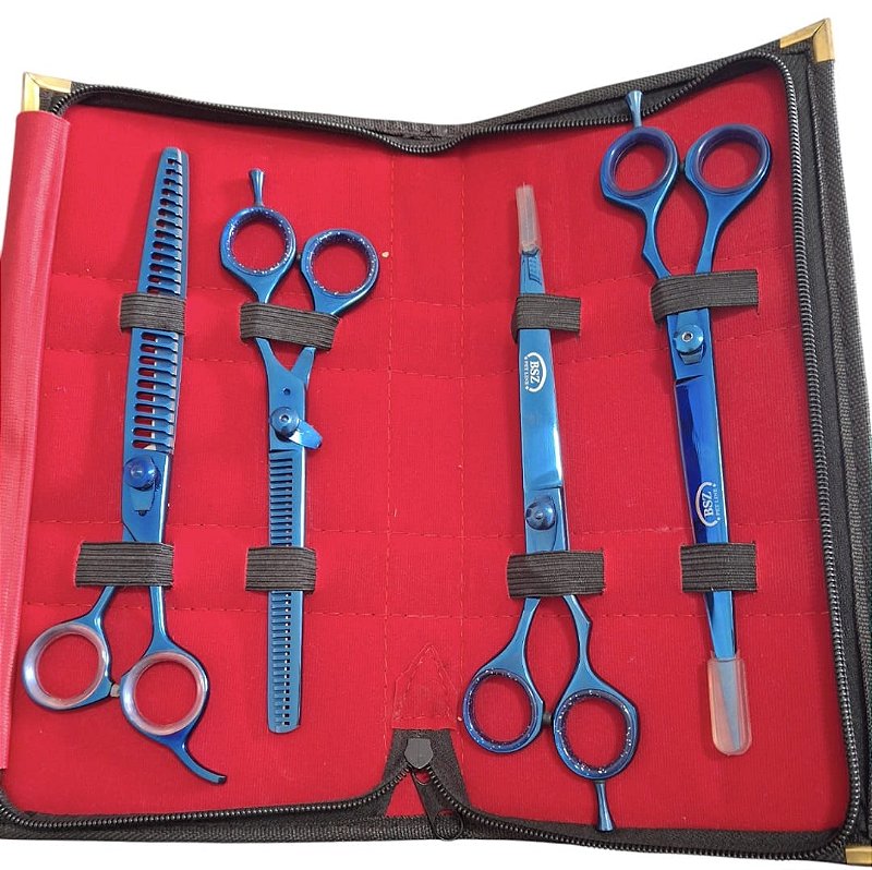 kit tesouras pet 8 polegadas - Braspet Equipamentos