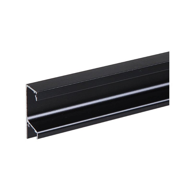 PERFIL PUXADOR 4078 18MM PRETO 6M - RFC - madeverde
