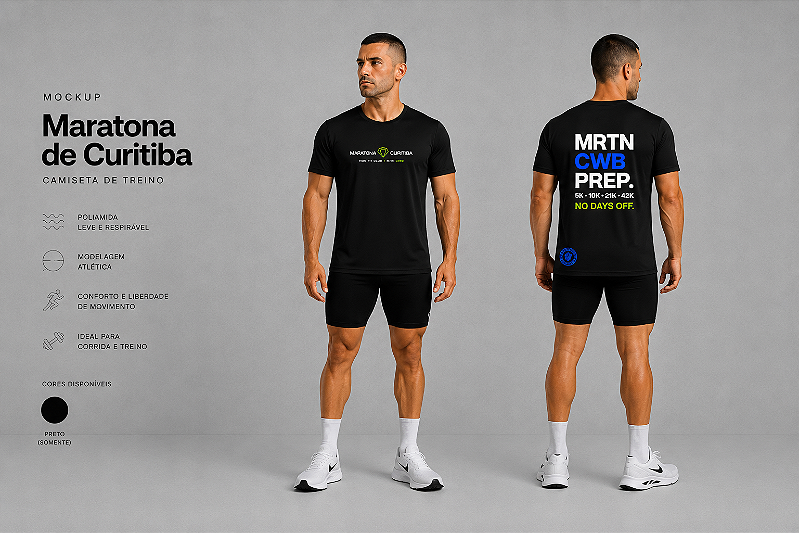 Camiseta Maratona de Curitiba