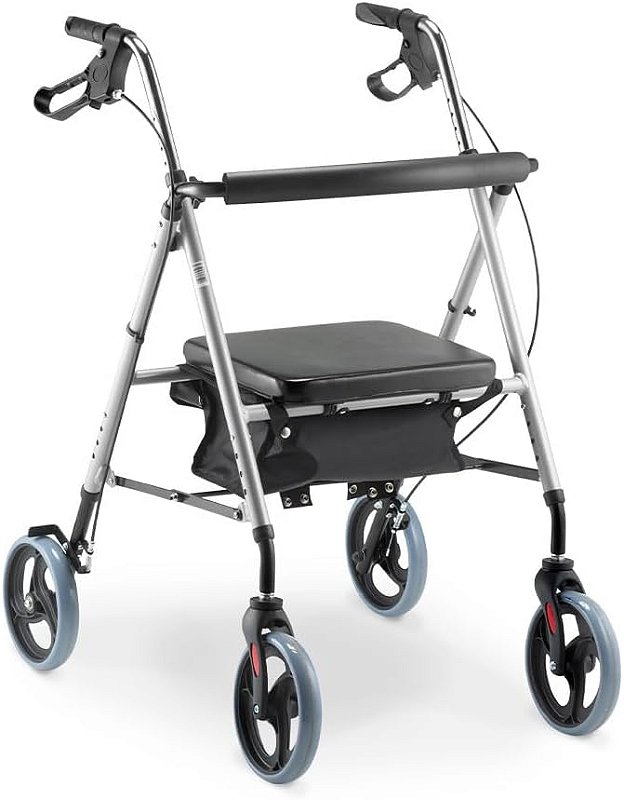 Andador de Alumínio 4 Rodas - Locação