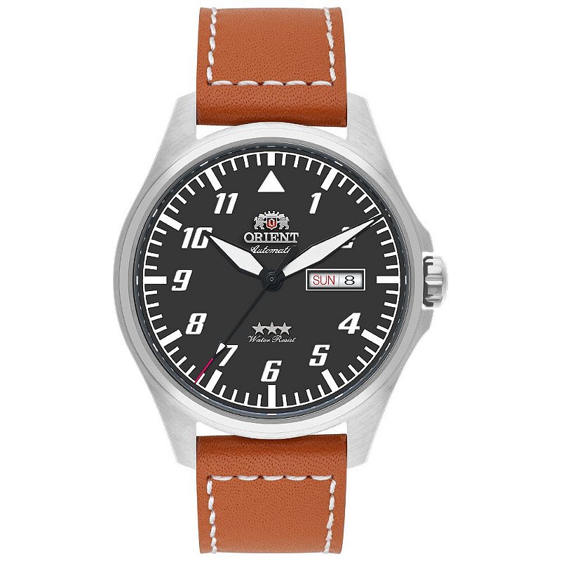 Relógio Orient 3 Estrelas Air Pilot YN6SC010 P2MX Preto