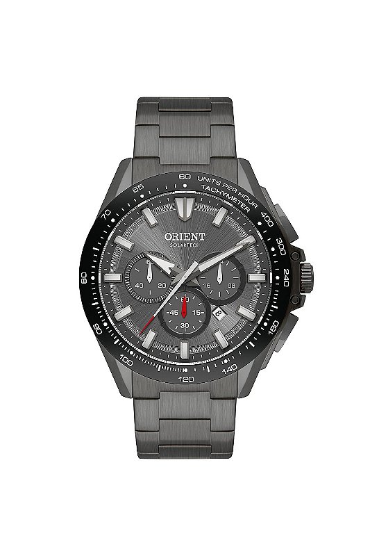Relógio Orient SolarTech Cronógrafo MYSSC018 G1GX Preto