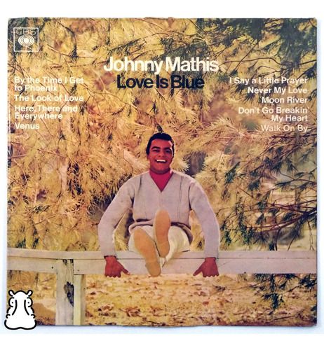 Lp Johnny Mathis Love Is Blue Disco De Vinil 1968 - Sua loja de