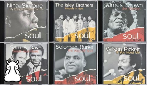 洋楽 SOULISM CD 6 Cds Coleção Soul Music Nina Simone Sam & Dave James Brown - Sua
