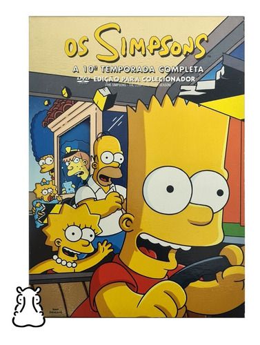 Box Os Simpsons 10ª Temporada Completa 4 Dvds Colecionador - Sua