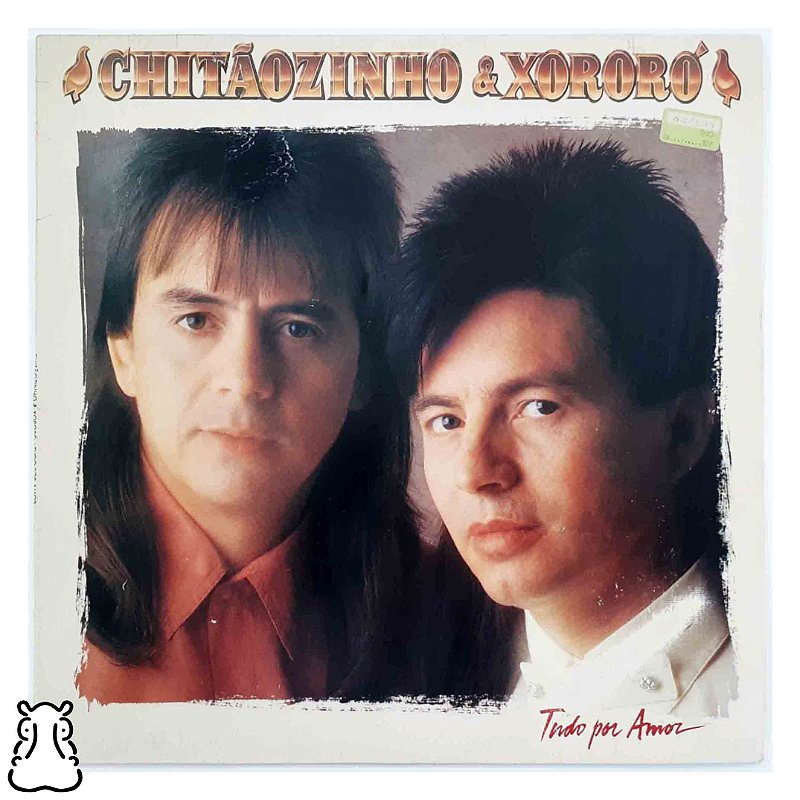 LP Chitãozinho e Xororó - Tudo por Amor - Vinil 1993 - Hm - Sua