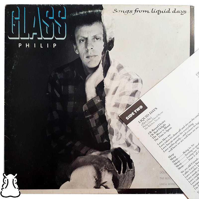 LP Philip Glass Songs From Liquid Days Vinil Encarte - Hm - Sua