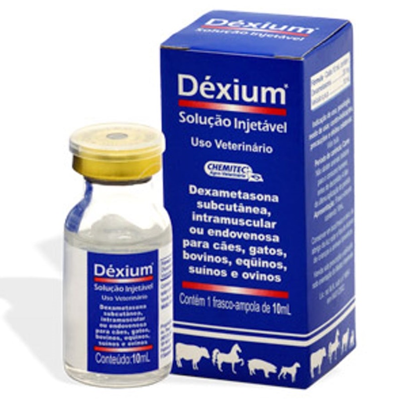 DEXIUM INJETAVEL 10ML - Comercial Mundo Animal