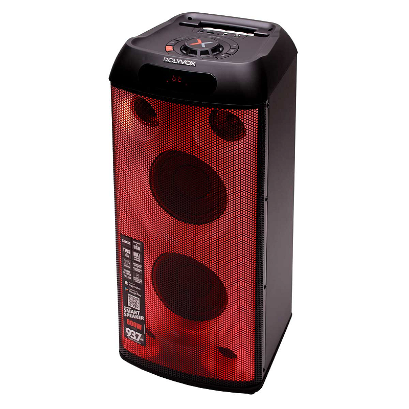 Caixa De Som Torre Polyvox Xt-990t 2000w - Polex Full