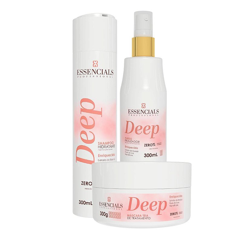 TRIO LAVOU, FINALIZOU - kit Deep (3 produtos) - Essencials Magic