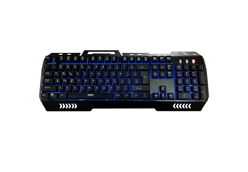 Teclado Gamer OEX USB Fusion, TC204, Antighost Led, ABNT2
