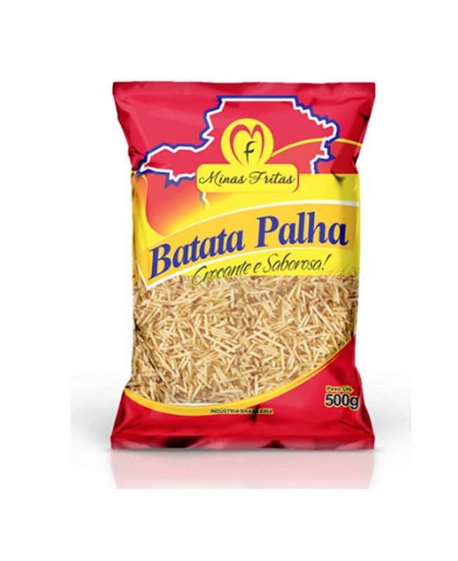 Batata Palha Pacote 500 g - Minas Fritas - Rara Distribuidora de Alimentos