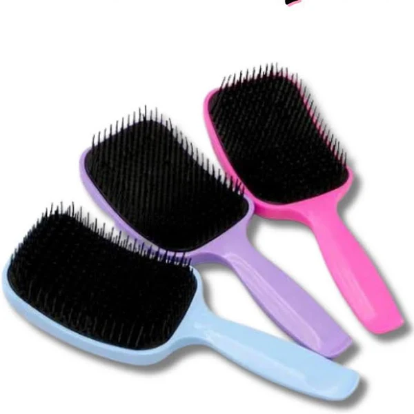 Escova Raquete Fashion Desembaraçadora de Cabelos para Todos os Tipos de Cabelo