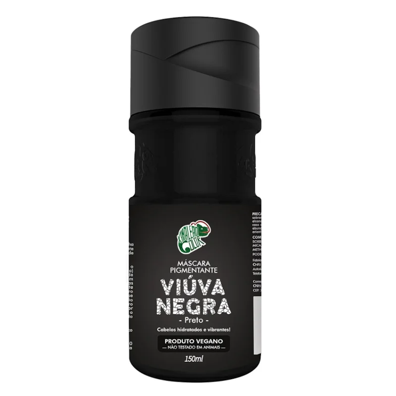 Kamaleão Color Máscara Pigmentante Semi-Permanente Viúva Negra