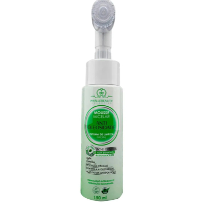 Espuma de Limpeza Facial Mousse Micelar Antioleosidade PhálleBeauthy