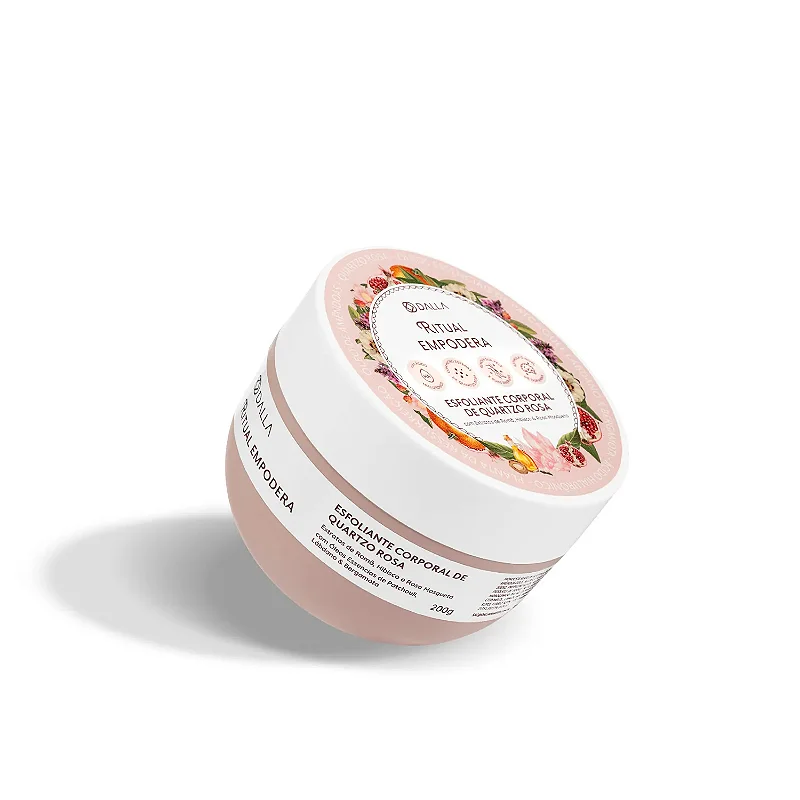 Esfoliante Corporal Quartzo Rosa Ritual Empodera Dalla