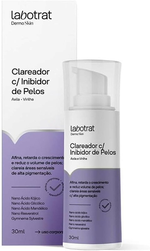 Labotrat Dermo Skin Axila e Virilha Sérum Clareador e Inibidor de Pelos 30ml