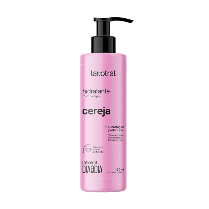 Labotrat Dia a Dia Cereja Creme Hidratante Corporal e Facial 190ml