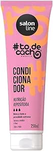 Salon Line Condicionador, #TodeCacho, Nutrição Repositora, Vegano Para Cabelos Cacheados e Crespos com Texturas Média