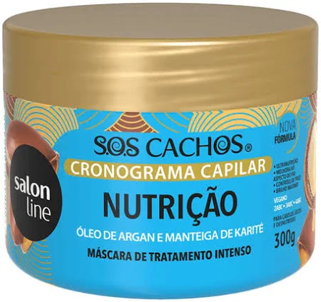 Máscara Salon Line 300g Cronograma Capilar Sos Nutrição