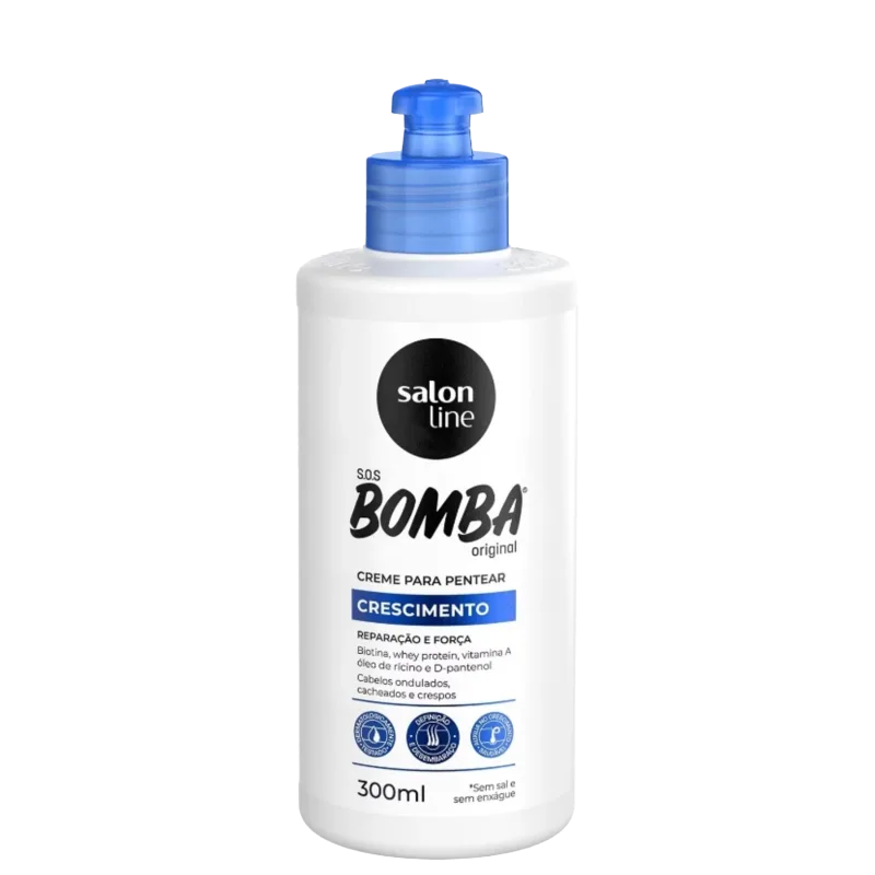 Creme para pentear SOS Bomba Original Salon Line 500ml