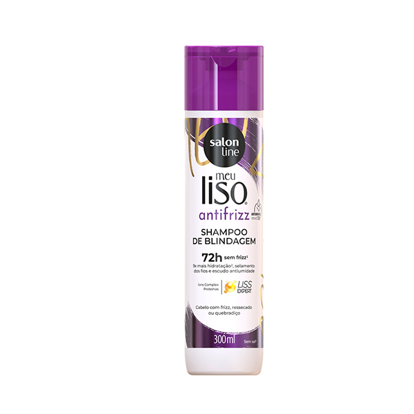 Shampoo Salon Line Meu Liso Antifrizz Liss Expert 300ml