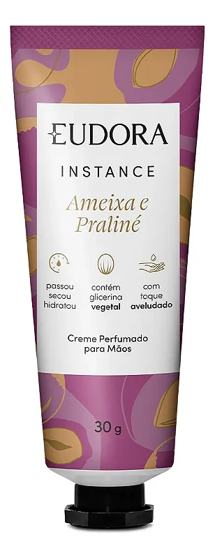 Creme Perfumado para Mãos Instance Ameixa e Praliné 30g