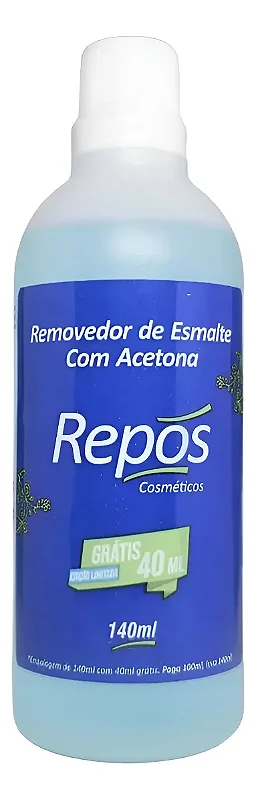 Repos Removedor De Esmalte Com Acetona 140ml