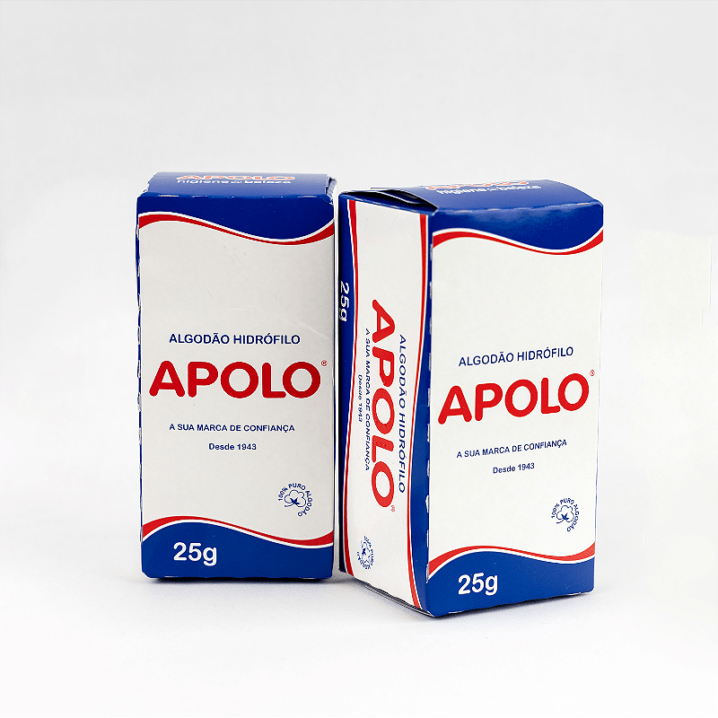 Algodão Apolo Caixa 25g