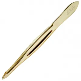Pinça Ponta Triangular Dourada Para Sobrancelha Solingen