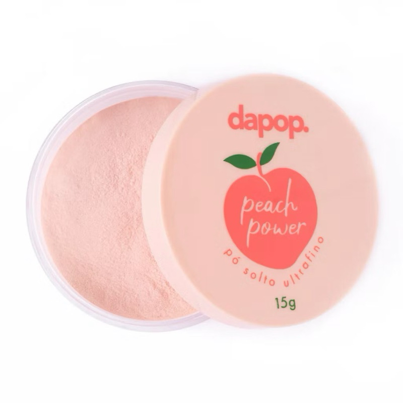 Pó Solto Finalizador Vegano Peach Power Dapop