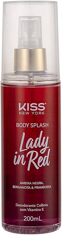 Kiss New York Lady in Red - Body Splash 200ml