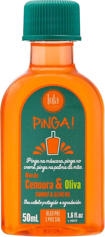 Lola Cosmetics Pinga! Cenoura & Oliva Óleo Capilar 50ml