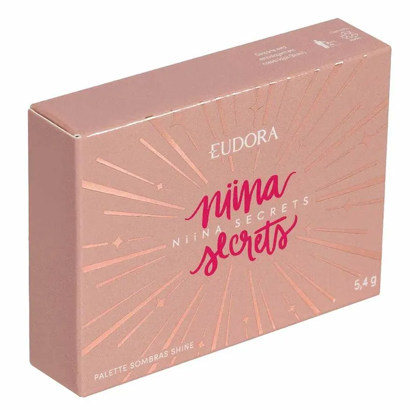 Paleta de Sombra Niina Secrets Rosé Shine 5,4 g