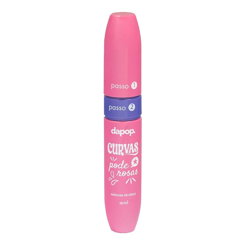 Máscara de Cílios 2 em 1 Curvas Poderosas Dapop 10 ml