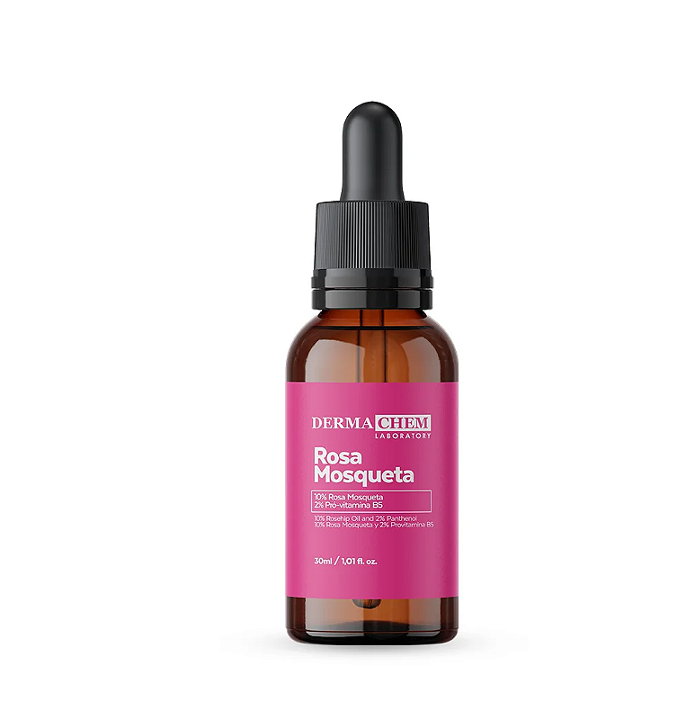 Sérum Facial Rosa Mosqueta 30ml Hidratante Dermachem