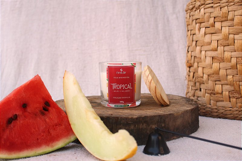 Vela Aromática - Tropical (Melancia e Melão) 180g