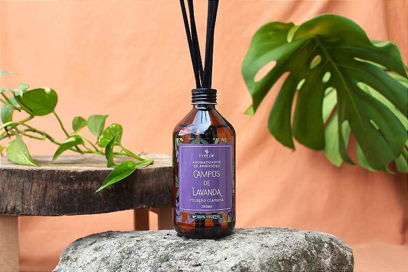 Difusor de Ambientes com Varetas - Campos de Lavanda 250 ml